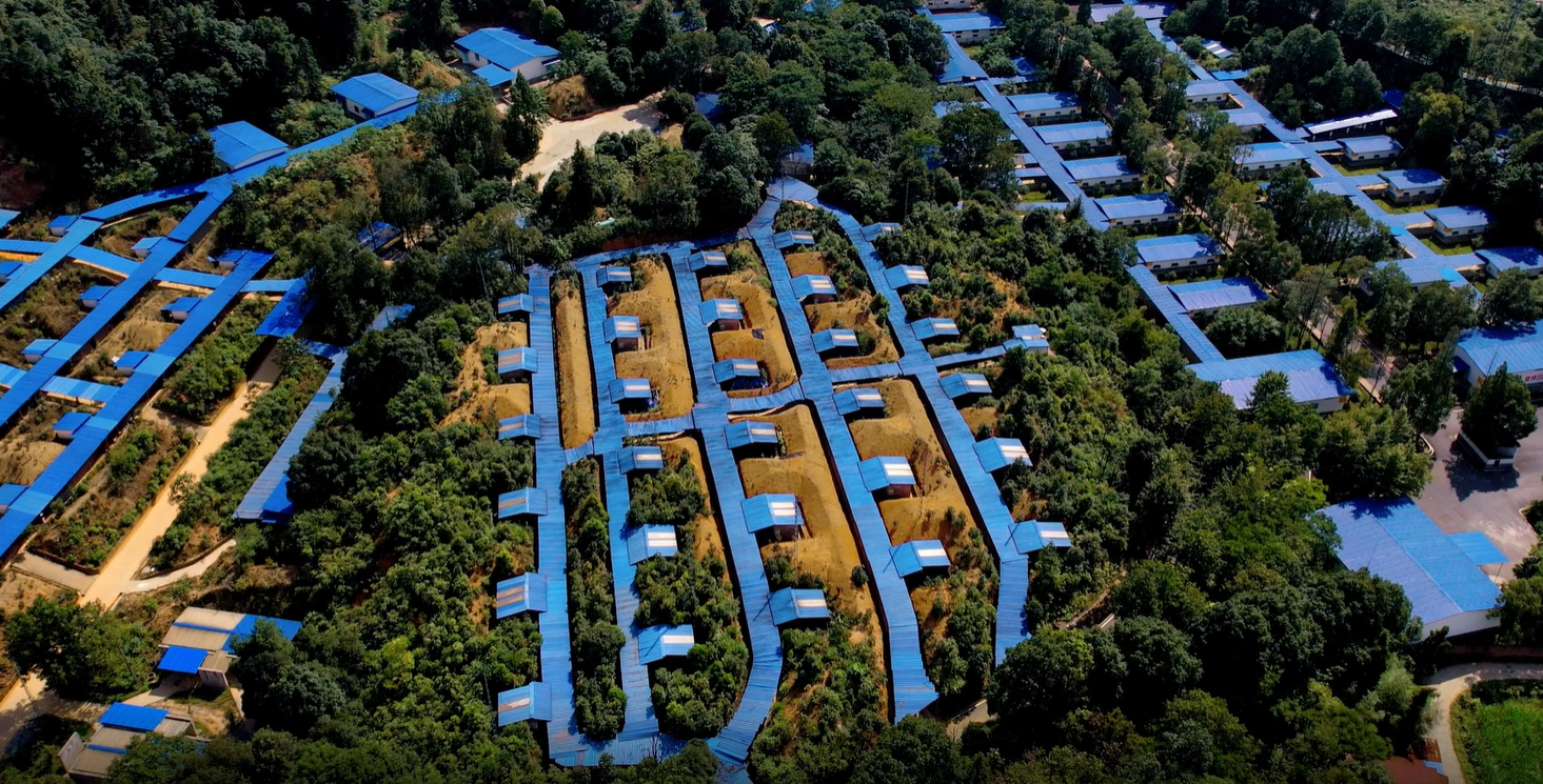 萍乡市金坪烟花制造有限公司厂区航拍图